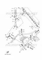 MAITRE CYLINDRE DE FREIN ARRIERE pour Yamaha MT-10 de 2021