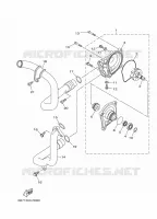 POMPE A EAU / DURITES pour Yamaha MT-10 de 2021