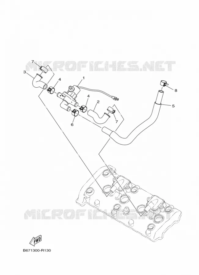 SYSTÈME D'ADMISSION D'AIR AIS Yamaha MOTO 1000 2021 MT  MT10AML/B / MTN1000