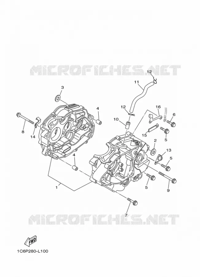 CARTER MOTEUR Yamaha MOTO 230 2021 TTR  TTR230ML