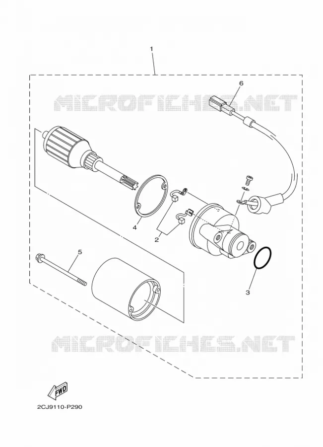 DEMARREUR Yamaha MOTO 50 2021 TTR  TTR50EML