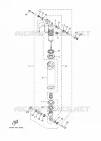 AMORTISSEUR ARRIERE pour Yamaha YZ 125 de 2020