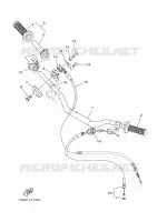 GUIDON ET CABLES pour Yamaha YZ 125 de 2020