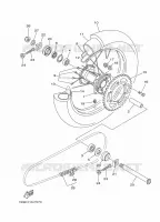 ROUE ARRIERE pour Yamaha YZ 125 de 2020