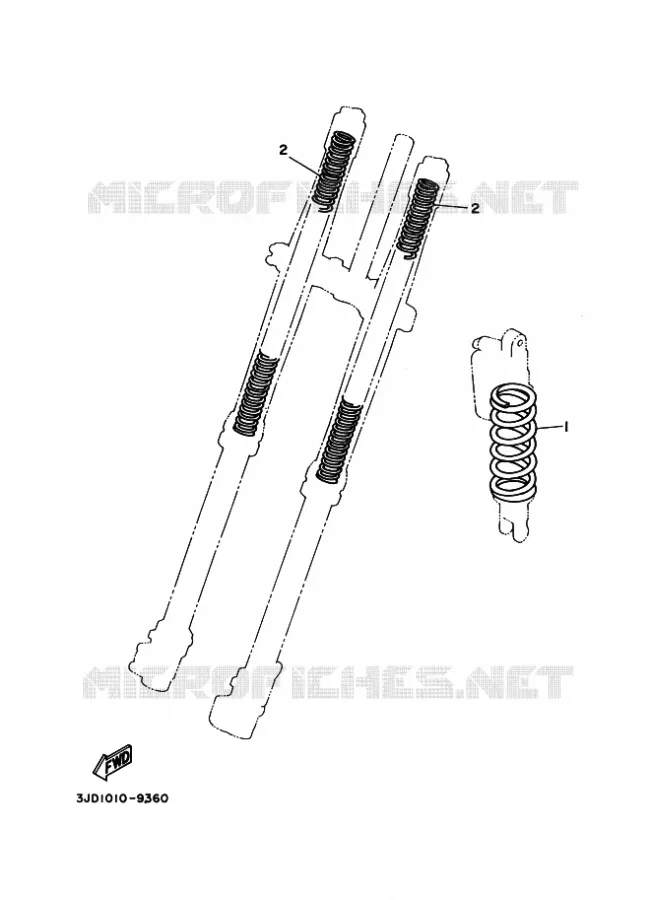 PIÈCES OPTIONNELLES Yamaha MOTO 125 2020 YZ  YZ125L