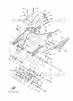 BRAS ARRIERE pour Yamaha TRACER 900 GT de 2020