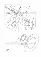ETRIER DE FREIN ARRIERE pour Yamaha TRACER 900 GT de 2020