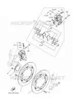 ETRIER DE FREIN AVANT pour Yamaha TRACER 900 GT de 2020