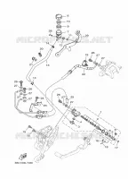 MAITRE CYLINDRE DE FREIN ARRIERE pour Yamaha TRACER 900 GT de 2020