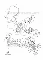 PARE BRISE pour Yamaha TRACER 900 GT de 2020
