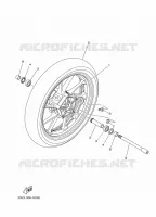 ROUE AVANT pour Yamaha TRACER 900 GT de 2020