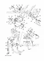 SUPPORT / REPOSE PIEDS pour Yamaha TRACER 900 GT de 2020