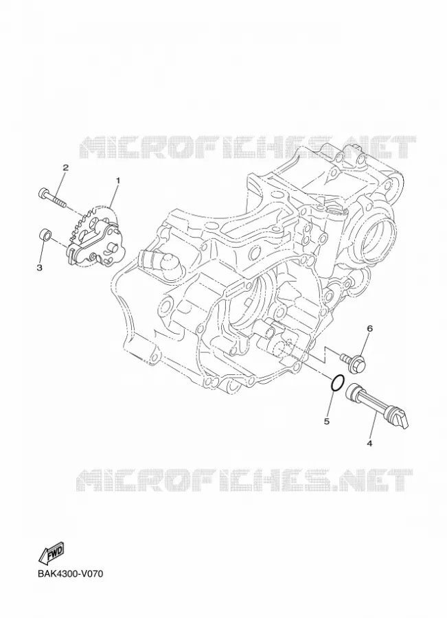 POMPE A HUILE Yamaha MOTO 250 2020 WRF  WR250FL