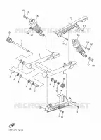 BRAS OSCILLANT / AMORTISSEUR pour Yamaha BOLT de 2020
