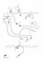 GUIDON ET CABLES pour Yamaha BOLT de 2020