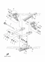 BRAS OSCILLANT / AMORTISSEUR pour Yamaha BOLT R-SPEC de 2020
