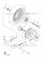 ROUE ARRIERE pour Yamaha BOLT R-SPEC de 2020