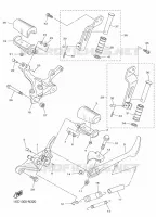 SUPPORT / REPOSE PIEDS pour Yamaha BOLT R-SPEC de 2020