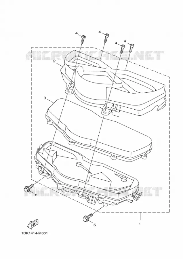 COMPTEUR  Yamaha SCOOTER 155 2020 SMAX  XC155L