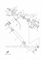 POMPE A EAU / DURITES pour Yamaha GRIZZLY 700 EPS de 2024
