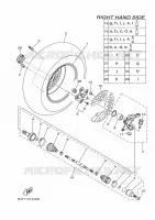 ROUE AVANT 2 pour Yamaha GRIZZLY 700 EPS CAMO de 2024