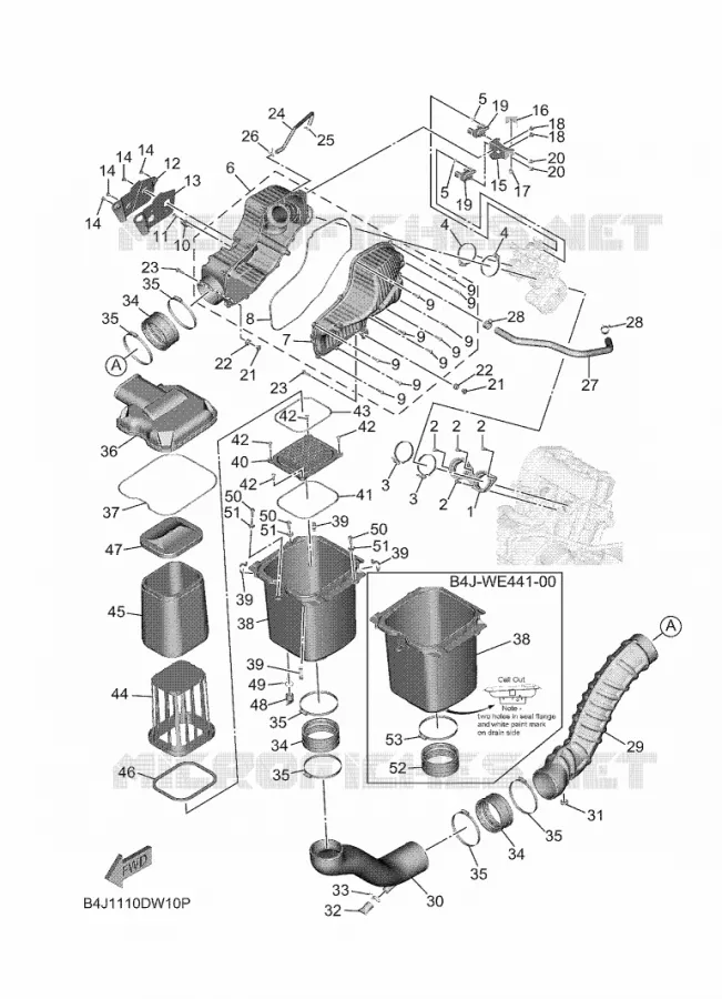 ADMISSION Yamaha SIDE BY SIDE 1000 2023 WOLVERINE  YX10FRPSP / YXF1000EWS
