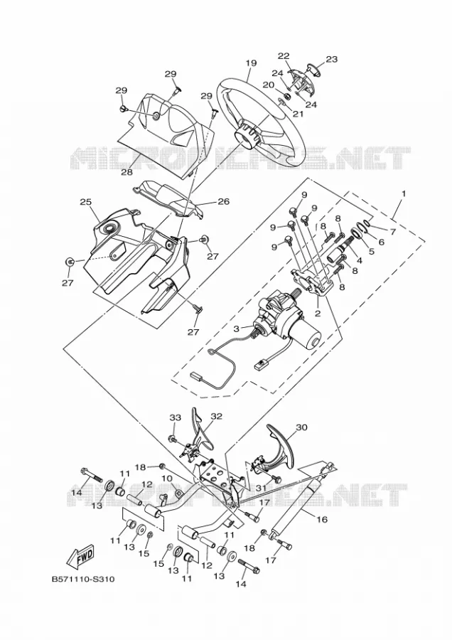 DIRECTION 2 Yamaha SIDE BY SIDE 1000 2023 YXZ  YX10ZXPSP / YXZ1000ETS