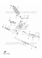 BRAS ARRIERE pour Yamaha RAPTOR 90 de 2023