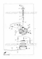 CARBURATEUR pour Yamaha RAPTOR 90 de 2023