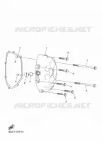 CARTER   MOTEUR 1 pour Yamaha RAPTOR 90 de 2023