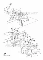 CARTER MOTEUR pour Yamaha RAPTOR 90 de 2023