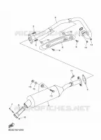 ECHAPPEMENT pour Yamaha RAPTOR 90 de 2023