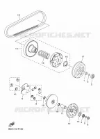 EMBRAYAGE DE DEMARREUR pour Yamaha RAPTOR 90 de 2023