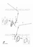 ETRIER DE FREIN AVANT pour Yamaha RAPTOR 90 de 2023