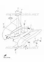 GARDE BOUE ARRIERE pour Yamaha RAPTOR 90 de 2023