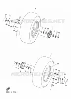 ROUE AVANT pour Yamaha RAPTOR 90 de 2023
