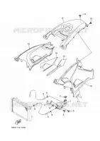COUVERCLE LATERAL pour Yamaha KODIAK 450 EPS HUNTING de 2023