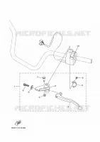 COMMODO / LEVIER pour Yamaha KODIAK 700 EPS SE de 2023
