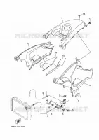 COUVERCLE LATERAL pour Yamaha KODIAK 450 de 2023