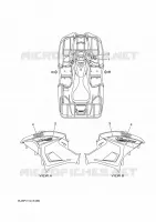 EMBLEME pour Yamaha KODIAK 450 de 2023