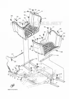 SUPPORT / REPOSE PIEDS pour Yamaha KODIAK 450 de 2023