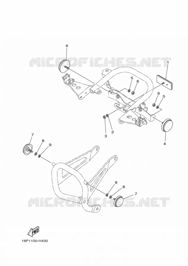 PARTIE ELECTRIQUE 2 Yamaha QUAD 450 2023 YFZ  YF45ZP