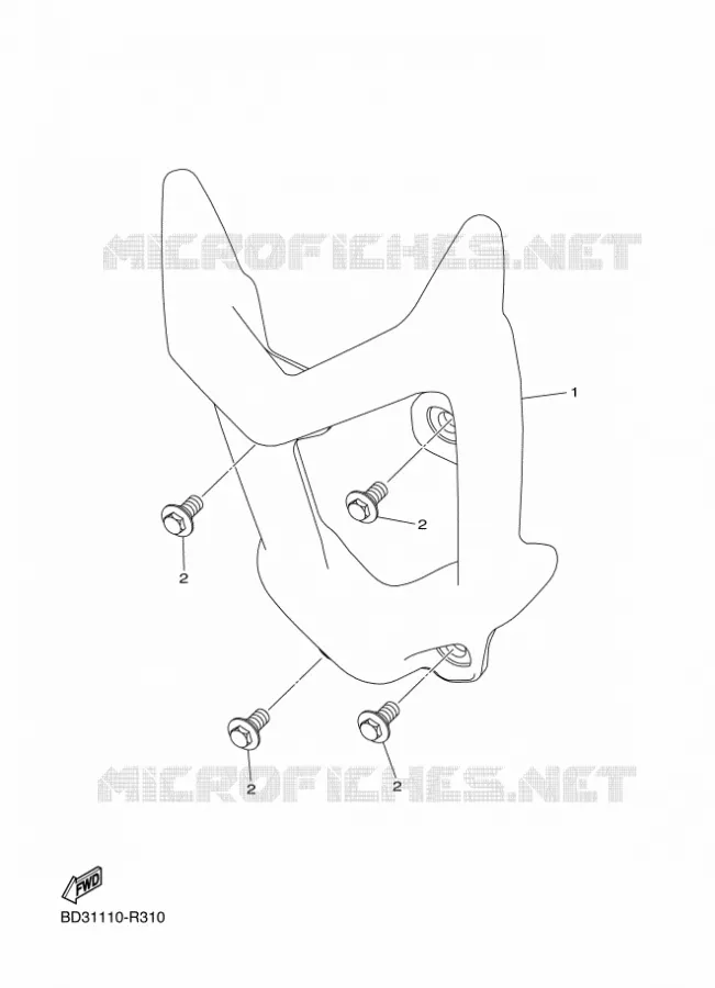 PARE CHOCS Yamaha QUAD 50 2023 YFZ  YF05ZP