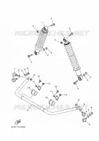 AMORTISSEUR ARRIERE pour Yamaha KODIAK 700 de 2022