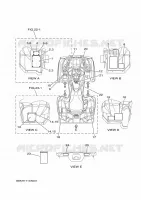 EMBLEME / ETIQUETTE 1 pour Yamaha KODIAK 700 de 2022