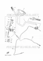 GUIDON ET CABLES pour Yamaha KODIAK 700 de 2022