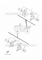 KIT PIECES D'ENTRETIEN pour Yamaha KODIAK 700 de 2022