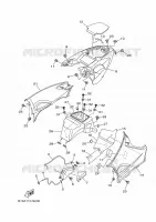 COUVERCLE LATERAL pour Yamaha KODIAK 700 EPS de 2021