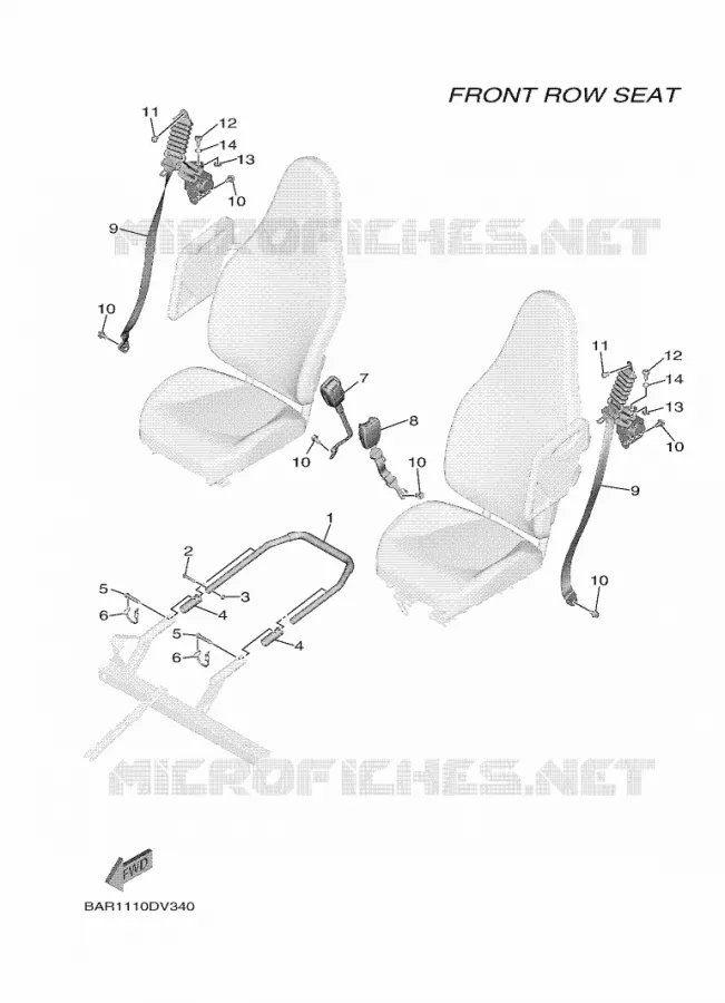 SELLE 2 Yamaha SIDE BY SIDE 850 2020 WOLVERINE  YX85EPL / YXE850EBN