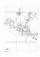 BOITIER PAPILLON INJECTION pour Yamaha KODIAK 450 EPS de 2020